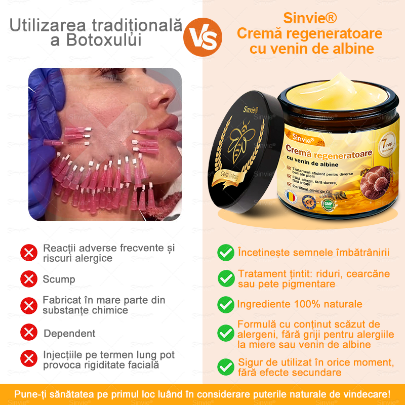 🎁🐝 Crema regeneratoare Sinvie® cu venin de albine 🔥– 50 ml🎁