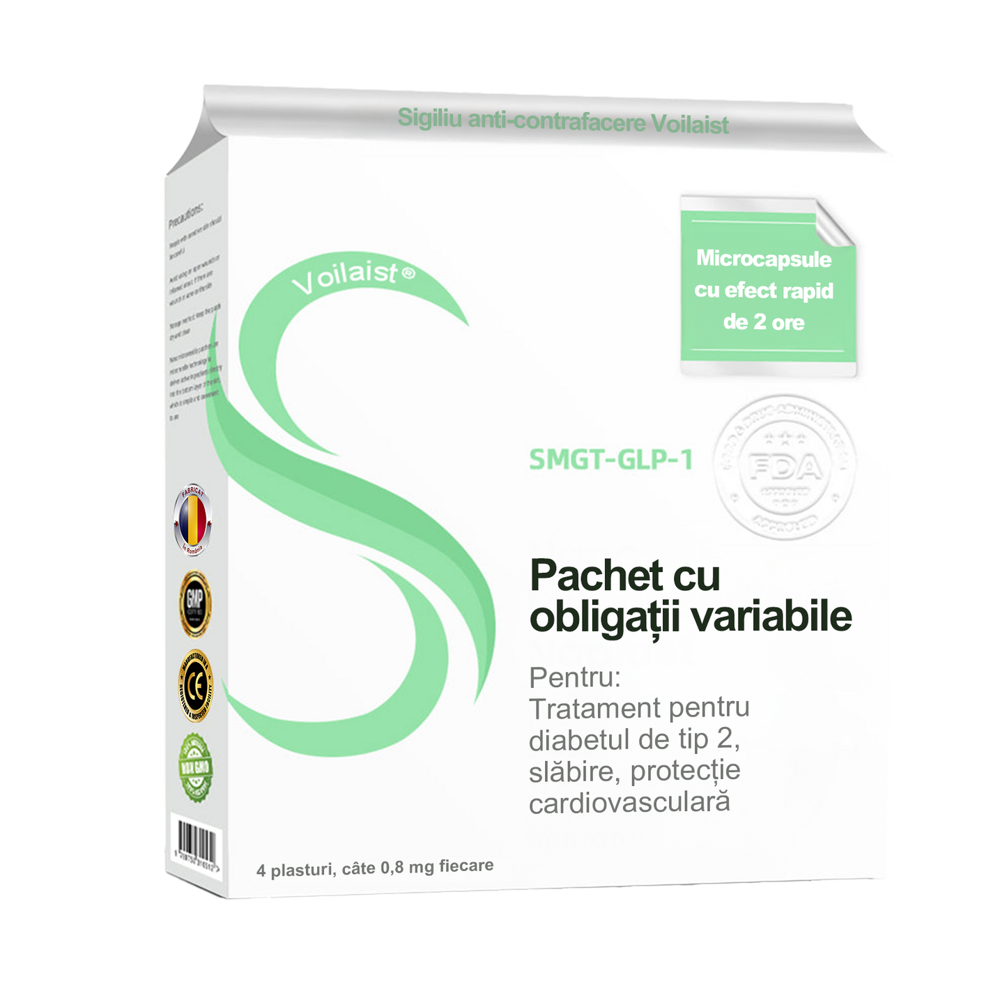 🔥🔥【Vezi rezultatele după 7 zile】🌲Voilaist® plasture nano cu microace SMGT-GLP-1 (Fără durere, cu efect de lungă durată, tratează diabetul, obezitatea și bolile cardiovasculare)